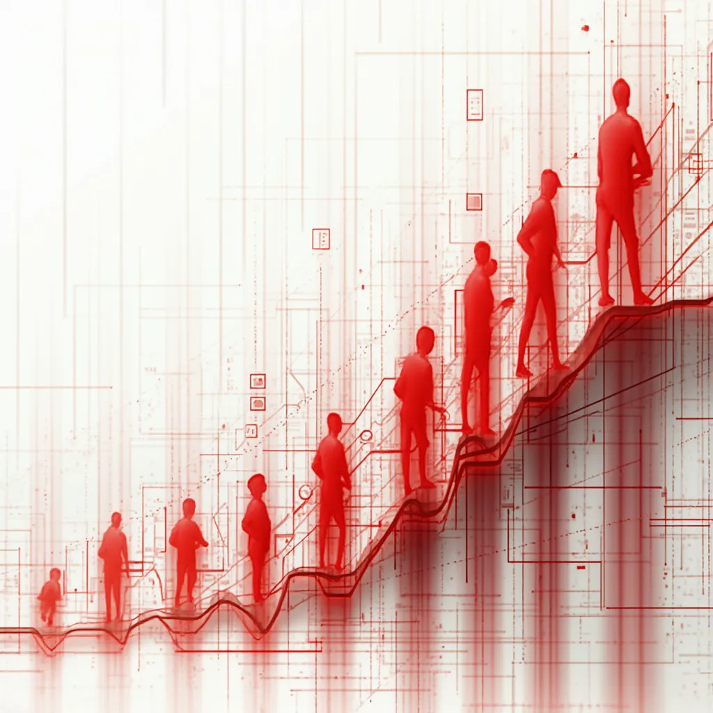 Hito histórico de la empresa con acentos rojos